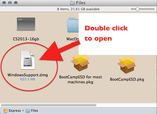 Open mac dmg files in windows